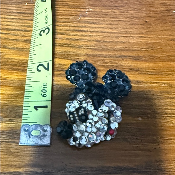Vintage Disney by Wendy Gell Mickey Mouse rhinestone Disney Pin Brooch jewelry - Picture 14 of 16